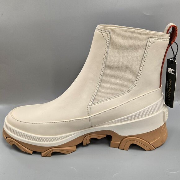 Sorel Ankle Boots in Cream and Tan - Picture 2 of 14